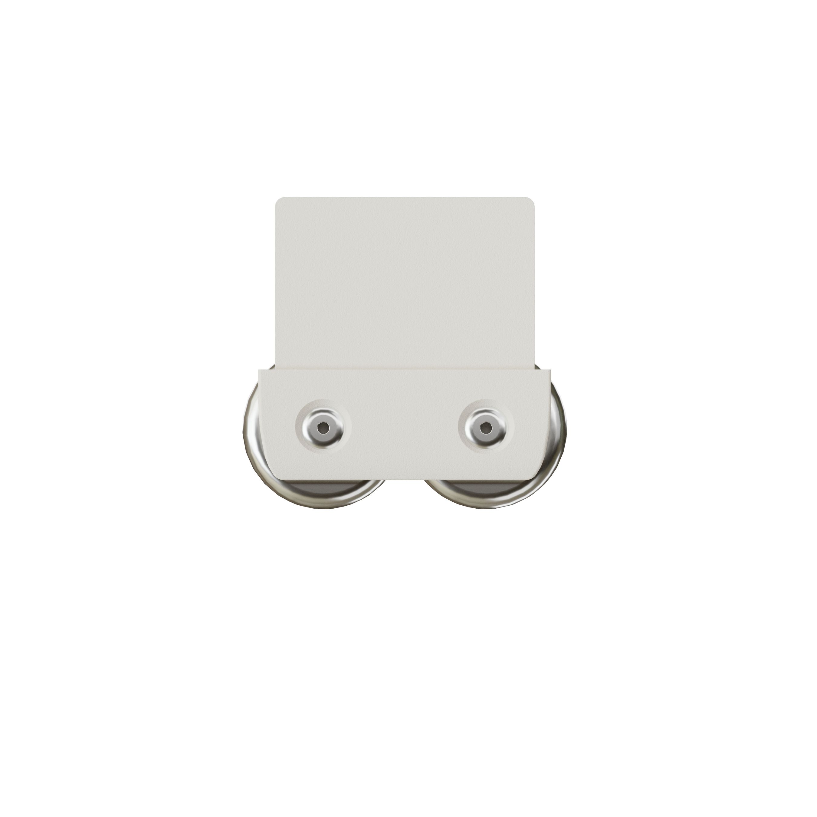 CUBO set de montage plat blanc avec aimant / 2 pièces