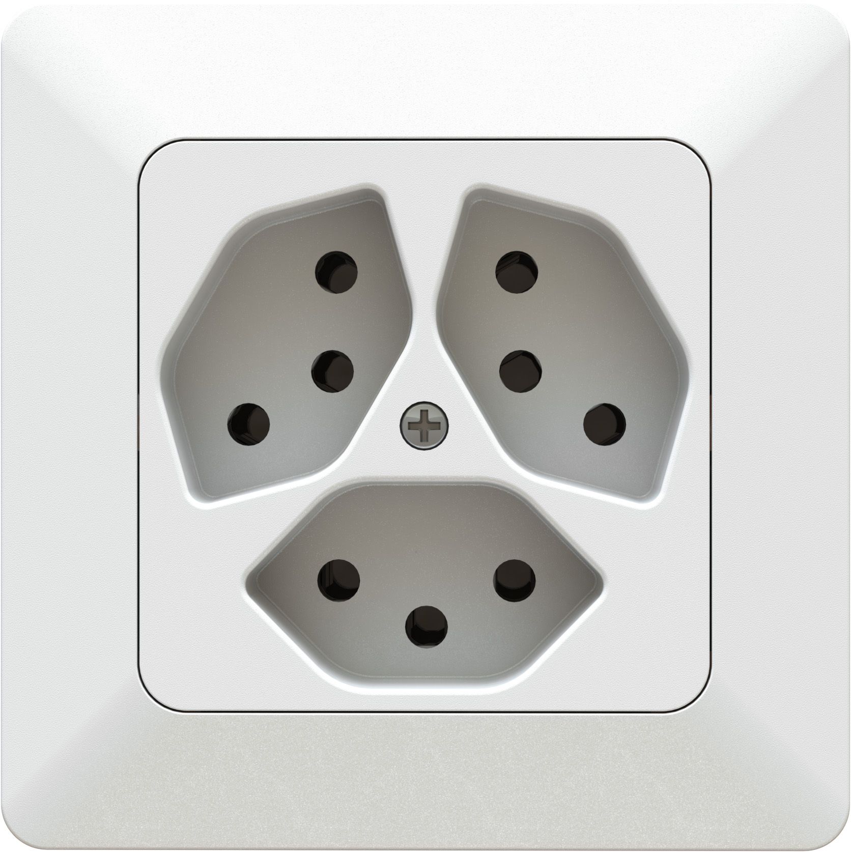 prise 3x type 13 AP priamos blanc