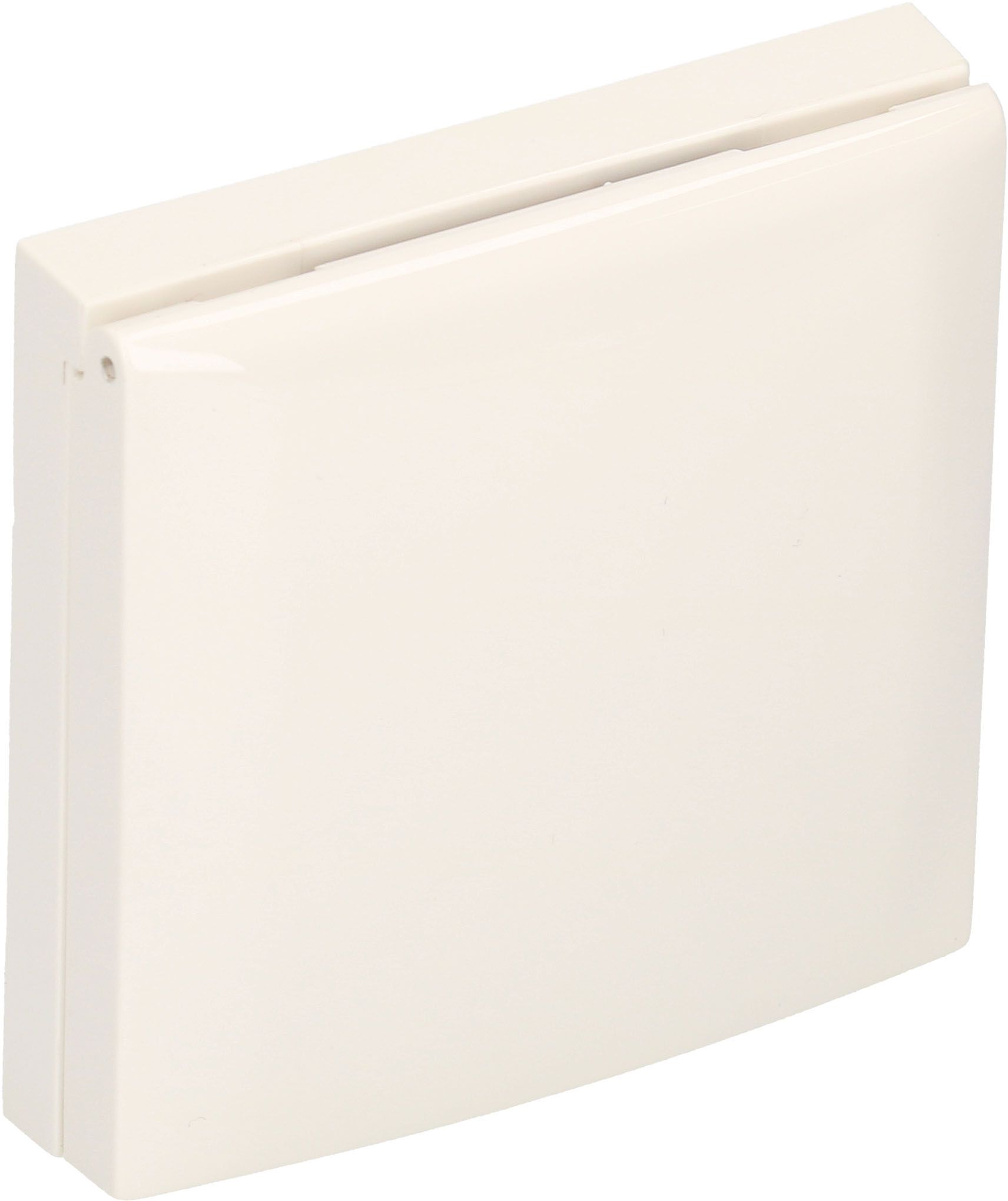 Abdeckrahmen Gr.1 UP mit Klappdeckel Integro weiss hochglanz