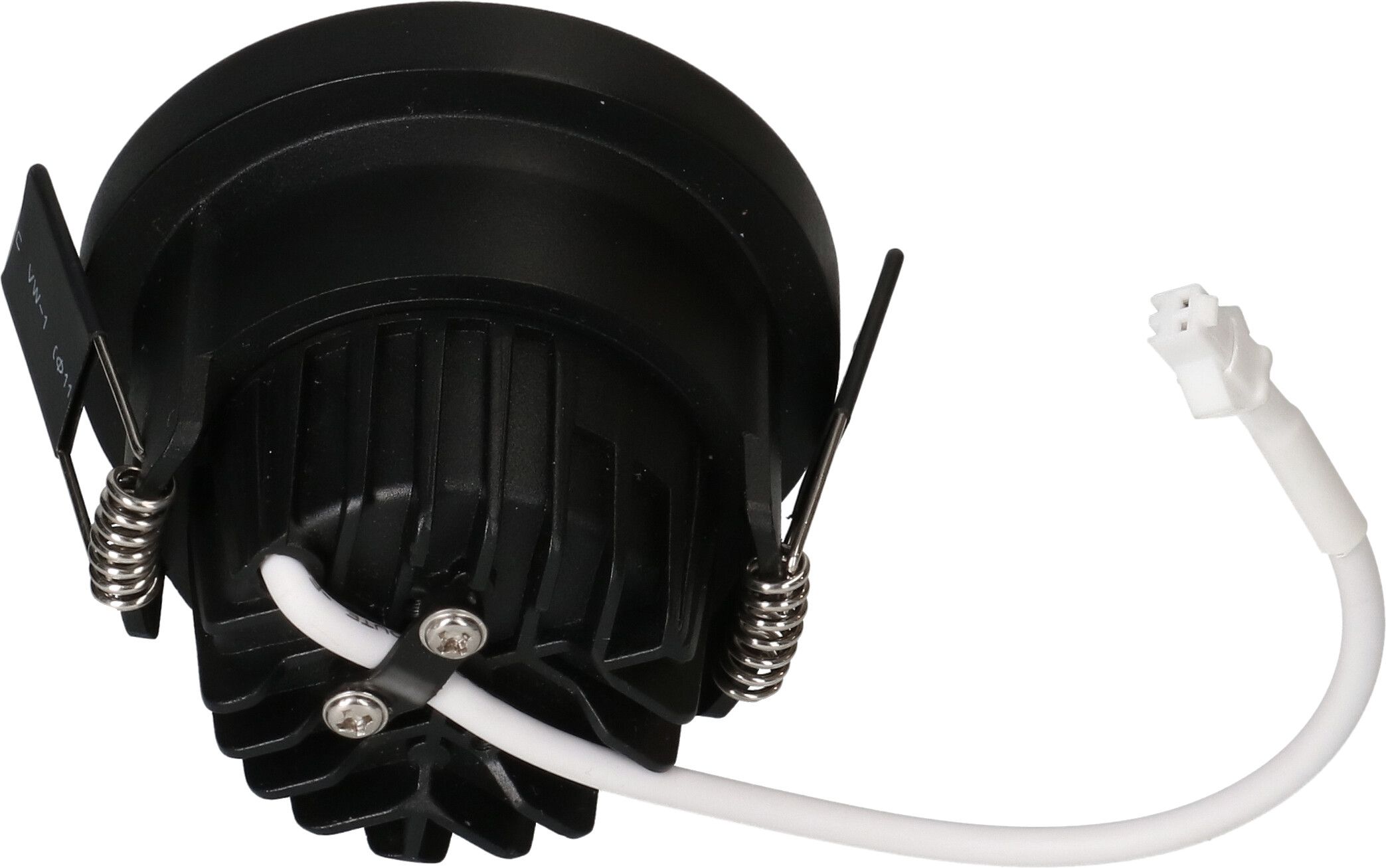 LED-Einbauspot ATMA Ø68 schwarz 3000K 660lm 32°