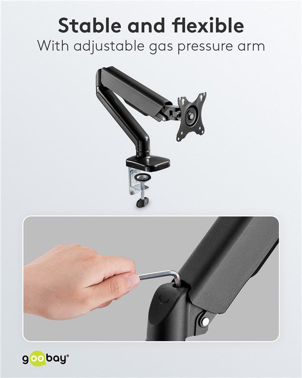 Monitorhalterung mit Gasdruckfeder