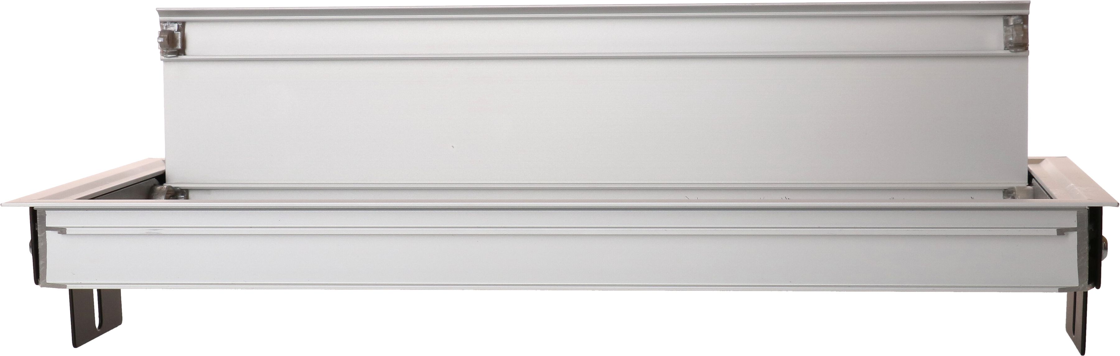 Duo plus Cover Einbaurahmen kurz alu eloxiert inkl. Befestigung