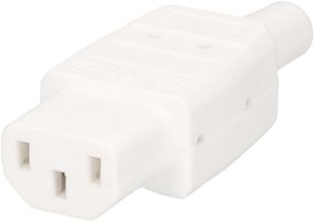 prise de connecteur type C13 3 pôles blanc