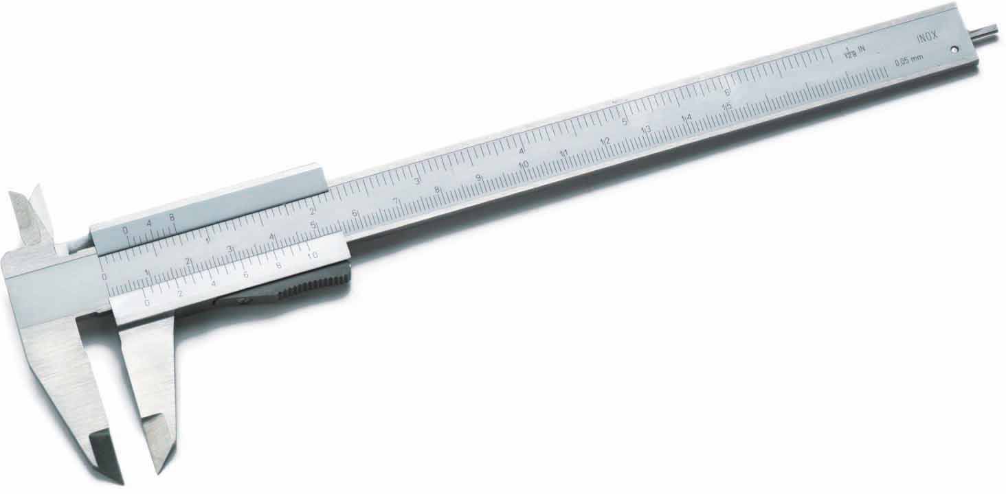 Pied à coulisse à poche Plage d.mes.150mm Lecture mm/pouce chromé