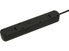 Steckdosenleiste Basic Line 8x Typ 13 schwarz Schalter 1.5m