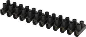 barrete de bornes EKL 2 S 2.5-10mm2 12 pôles noir