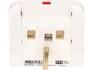 Reiseadapter Grossbritannien / Typ 13 3-polig weiss