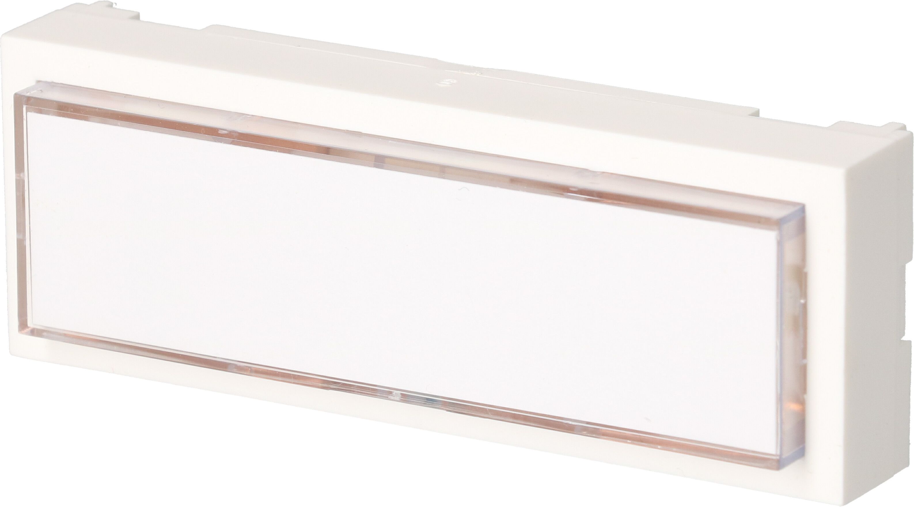 bouton-poussoir de sonnette blanc