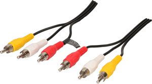 câble de connexion vidéo 1.5m noir