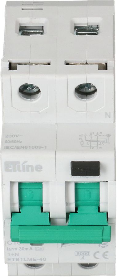 FI/LS disjoncteur différentiel 1P+N C 16A 30mA type A 6kA