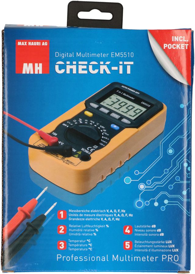 Digitales Multimeter Profi EM5510