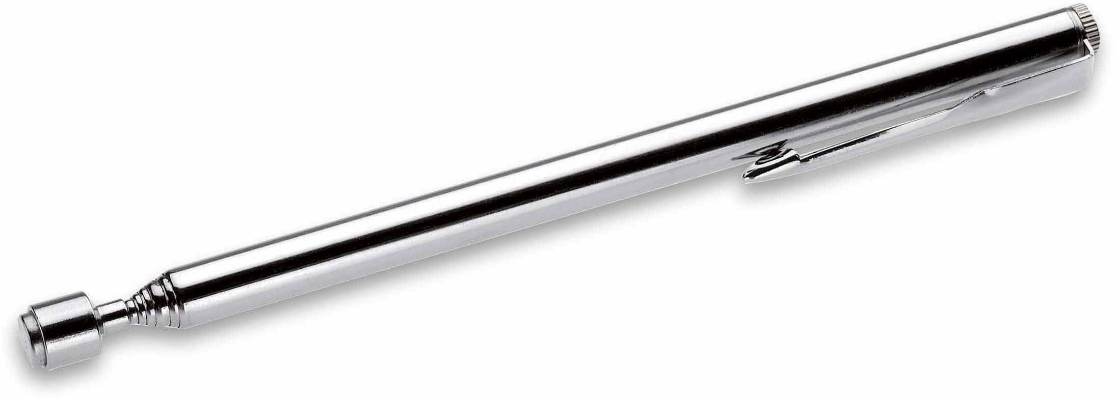 Vérin magnétique télesc. ø6mm de poche avec clip de transport