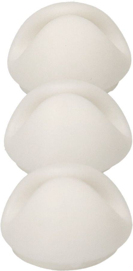 SINGLE STOP Set rond 9x blanc