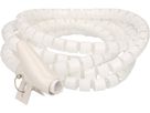 tube spirale D=25mm blanc L=3m