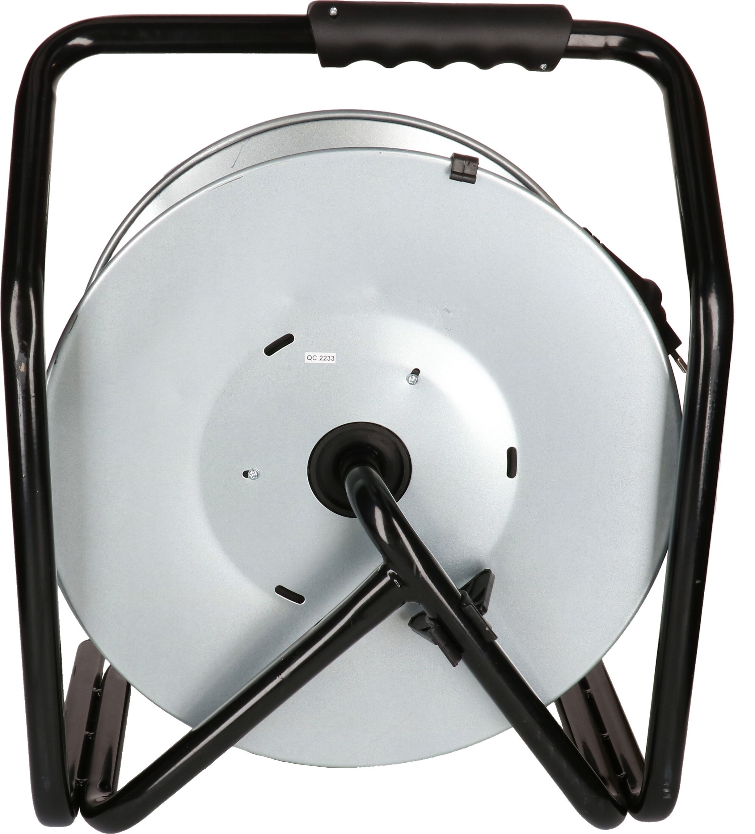 enrouleur de câble en acier IP55 3x type 13 50m noir acier