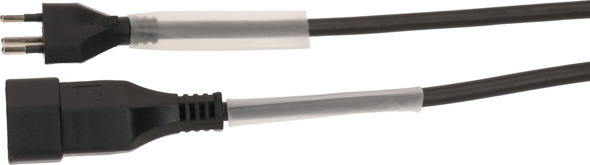 rallonge TD H05VV-F3G1.5 10m noir type 12 / type 13