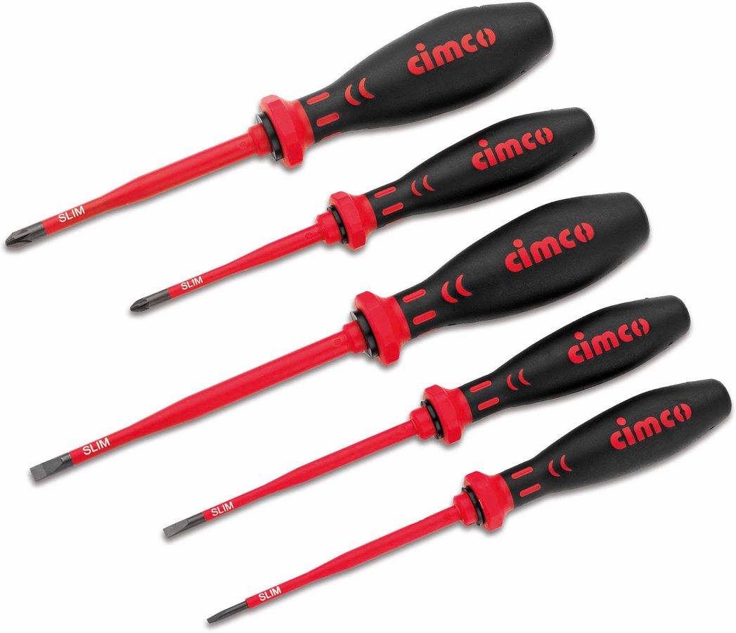 Jeu de tournevis d'électricien VDE SLIM