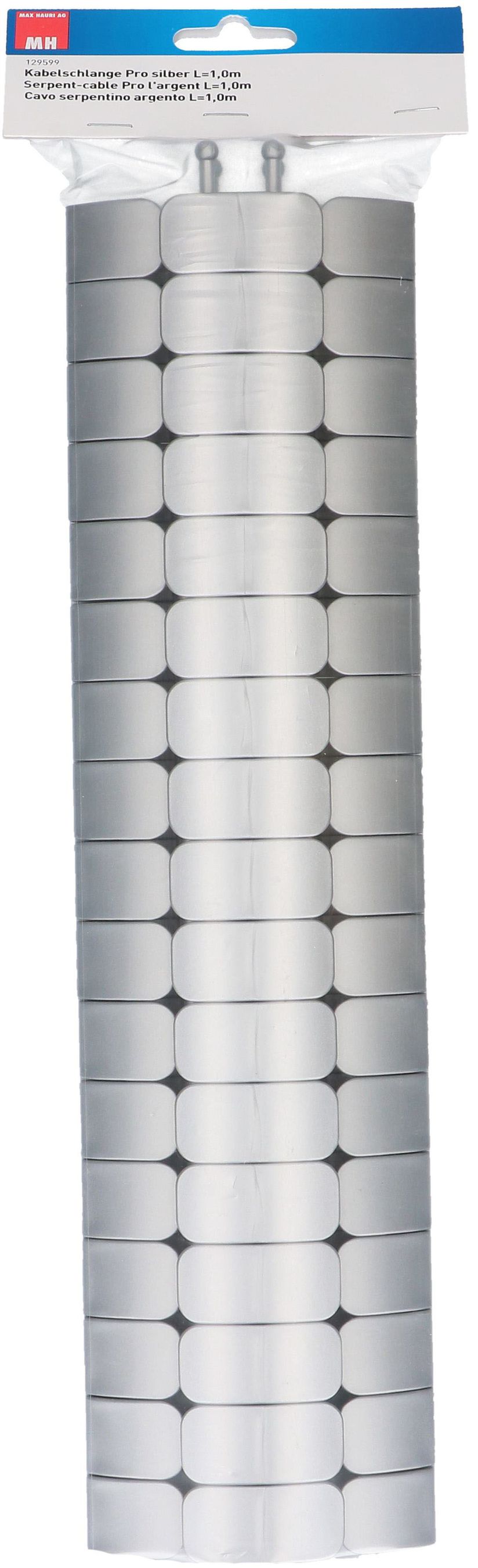 serpente del cavo Pro 90 1.00m argento RAL9006