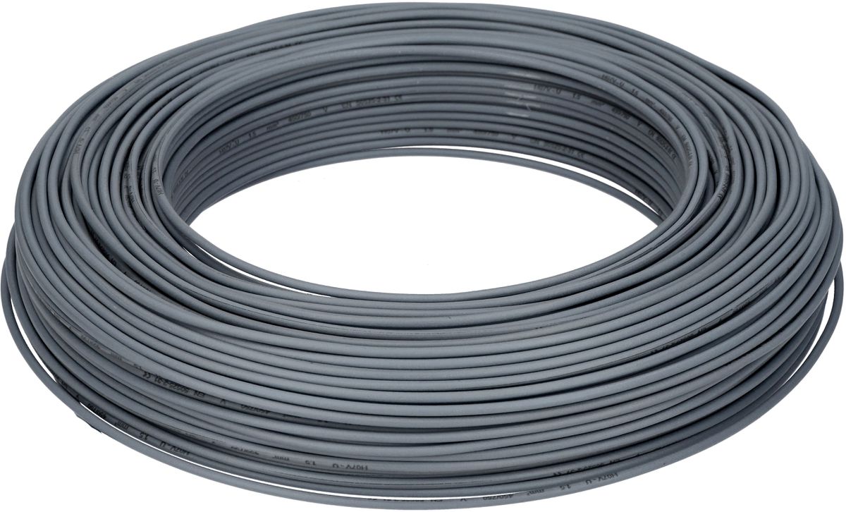 fil en T H07V-U2.5 100m gris