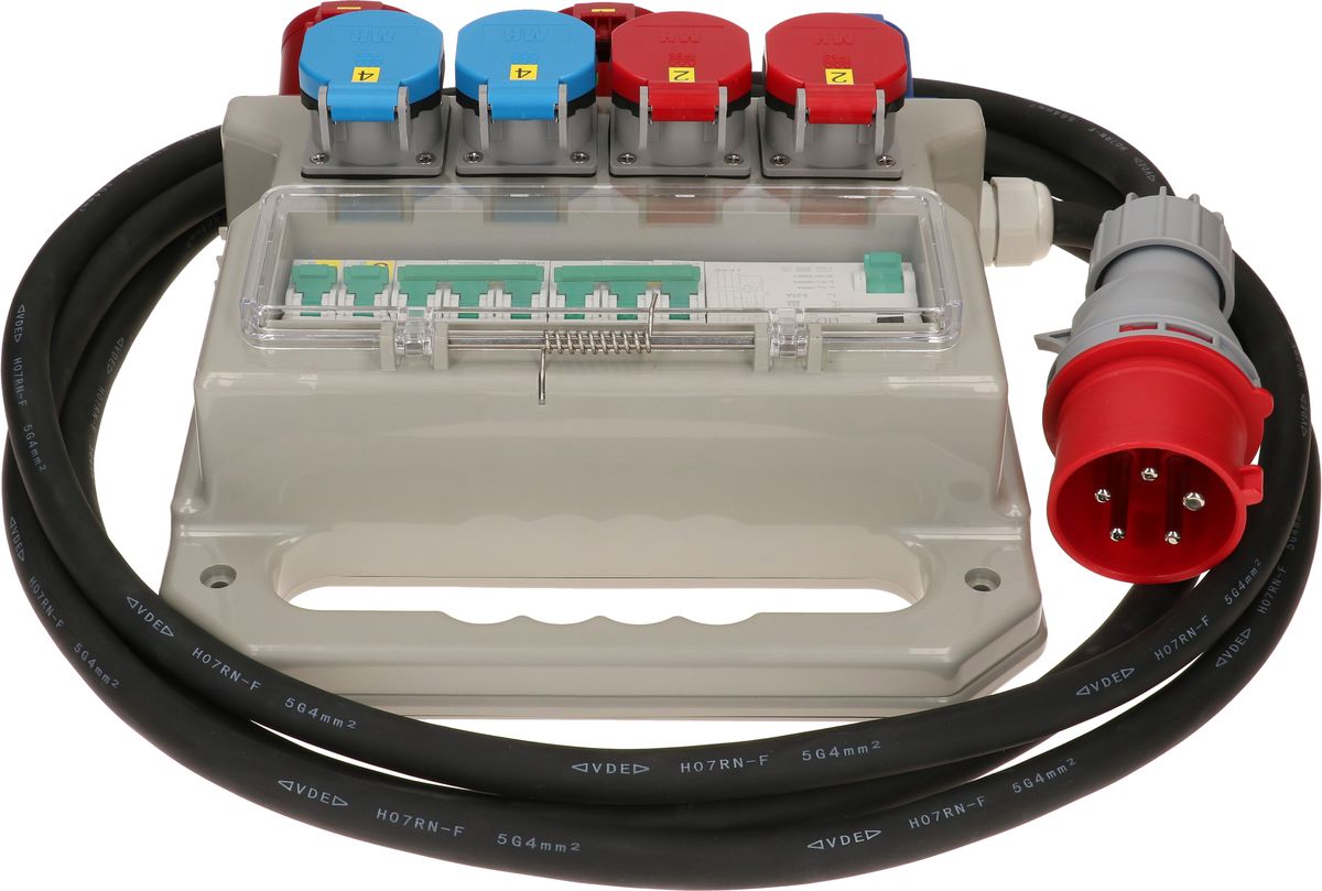 distributeur de courant CEE32-5 / CEE16/type 23 +25 IP55 FI+LS gr