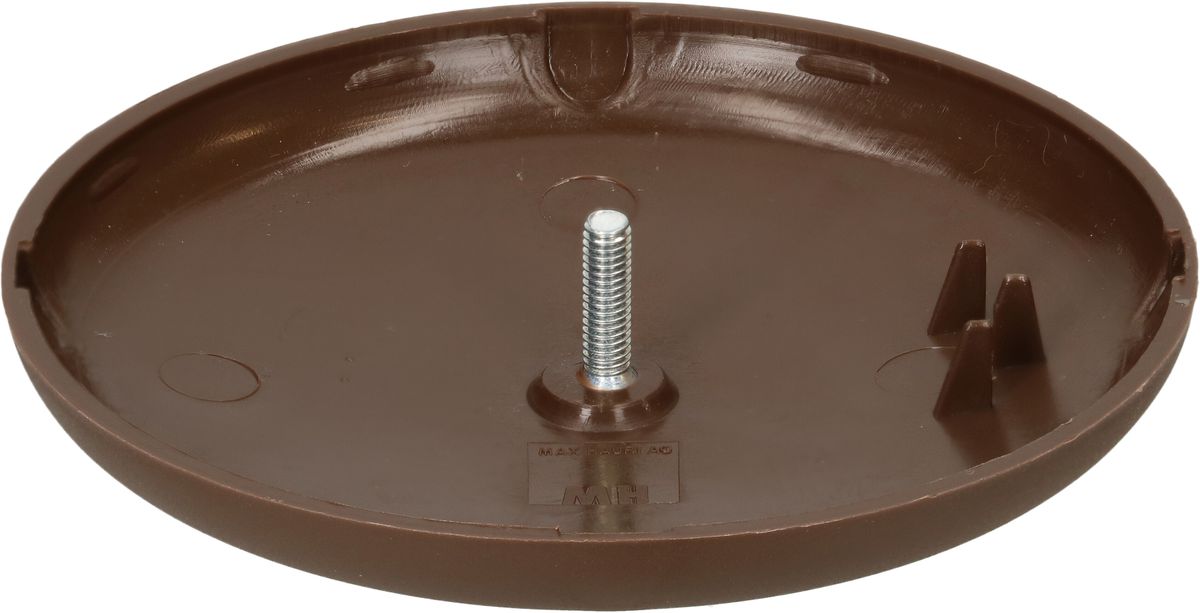 rosette de plafond rond barre marron