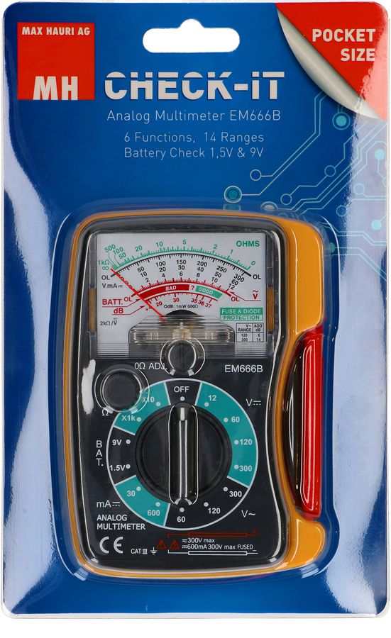 Analoges Multimeter Basis EM666B