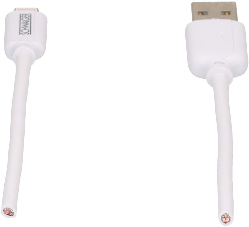 câble de recharge Lightning vers USB-A 2m blanc