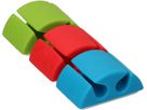 Kabelhalter-Set assortiert 2x grün 2x rot 2x blau