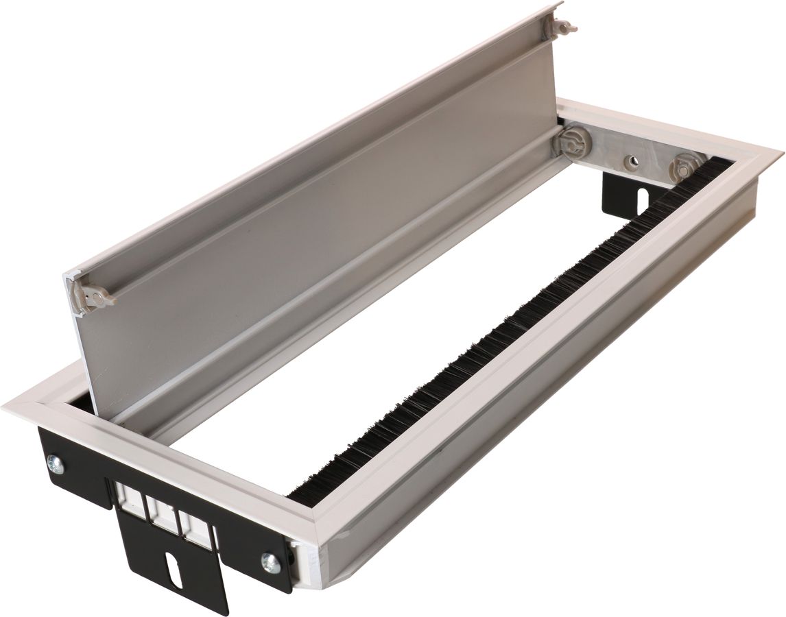 Duo plus Cover Einbaurahmen kurz weiss inkl. Befestigung