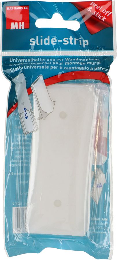 slide-strip support universel pour montage mural blanc 2 pc.