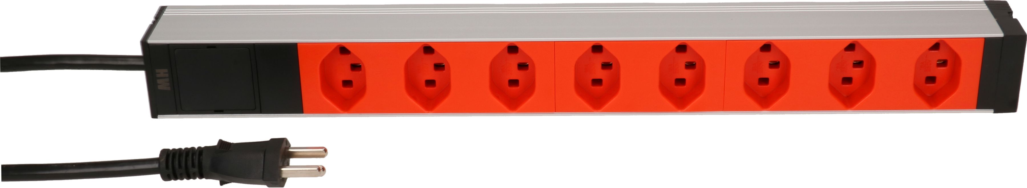 PDU 19 pouce 8x type 23 orange 1U