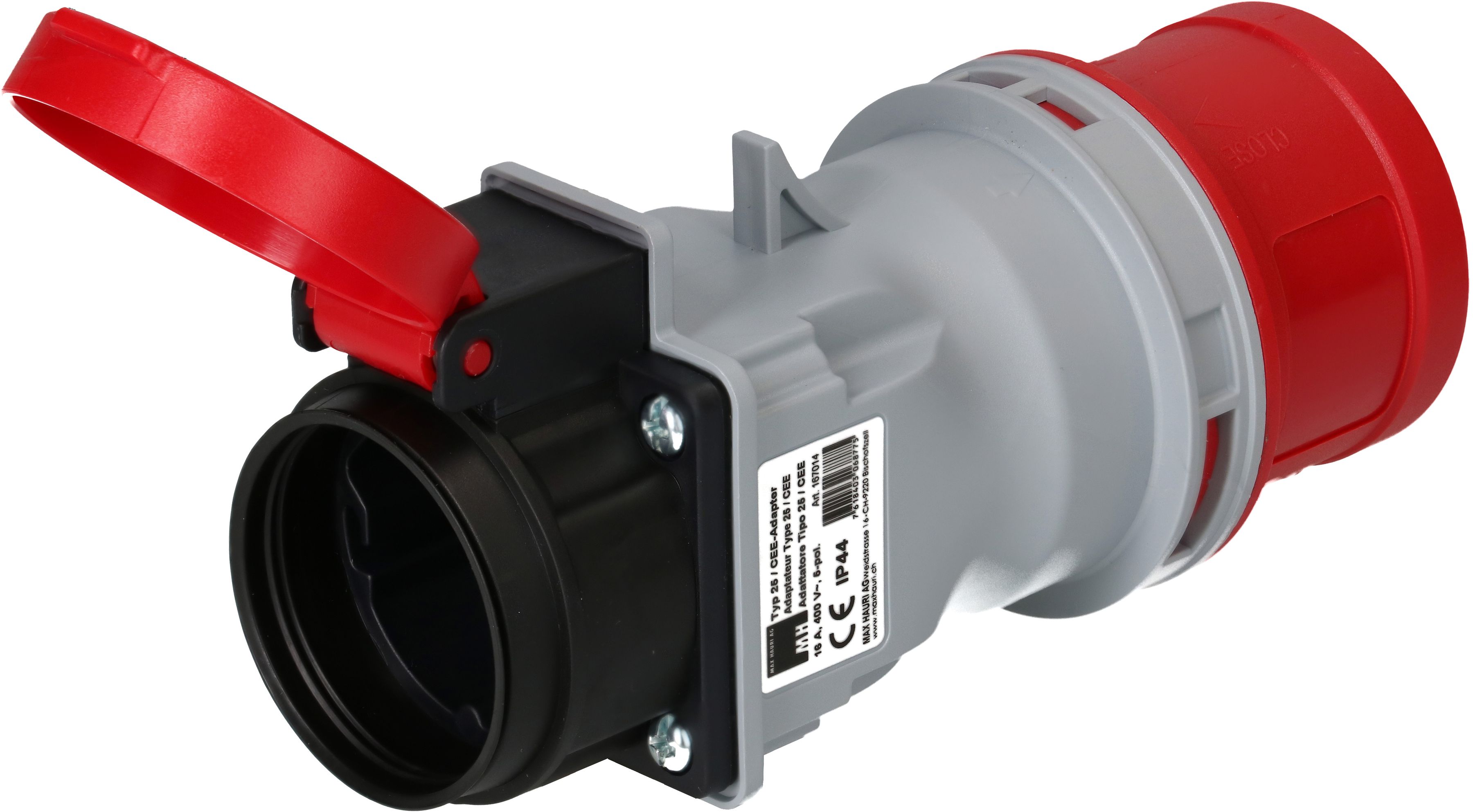 adaptateur fiche CEE16-5 / prise type 25 IP55