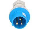 fiche CEE 2P+E 230V/16A bleu IP44