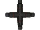 Connecteur câble X IP68 noir 3-pôles 16A/250V