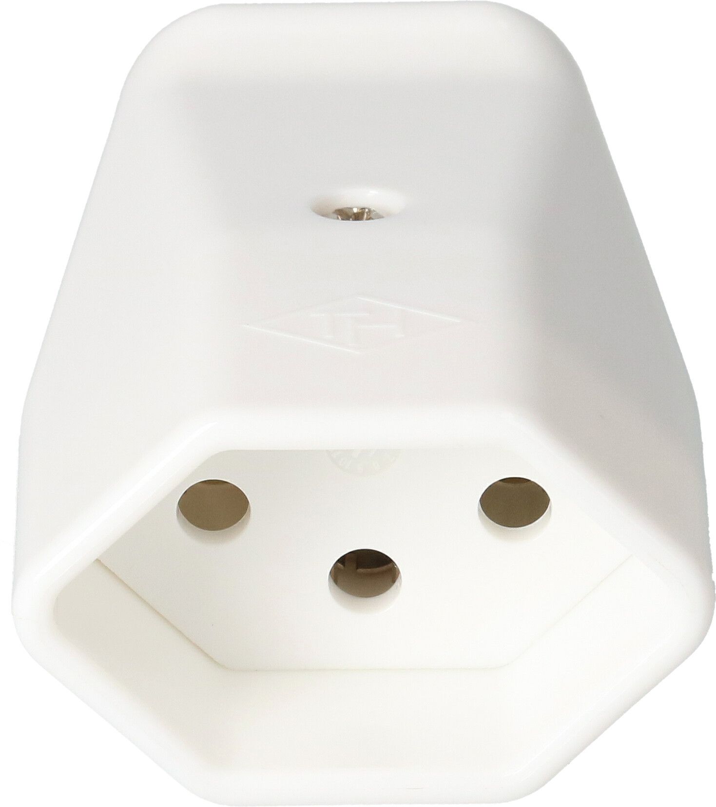 prise TH type 13 3 pôles blanc pour diamètre du câble 6.5-9.5mm