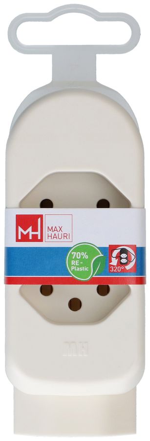 multi adaptateur ADAPT 2+1x type 13 blanc rotatif Green+Fair