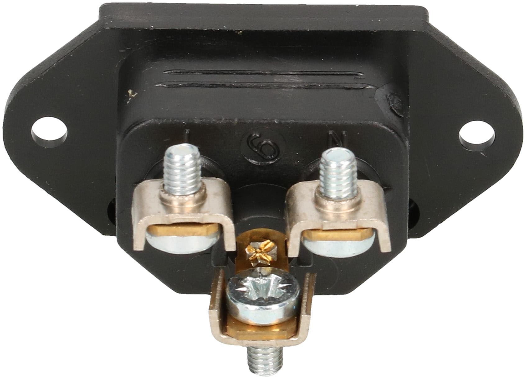 spina dell'apparecchio tipo C16A 3 poli nero