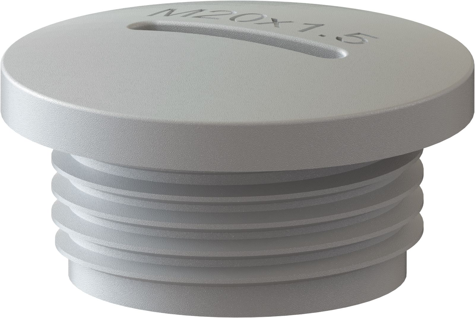 bouchon d'étanchéité M20x1.5 (joint inclus) gris clair