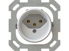 prise 1x type 13 insert avec plaque frontale exo IP55 blanc
