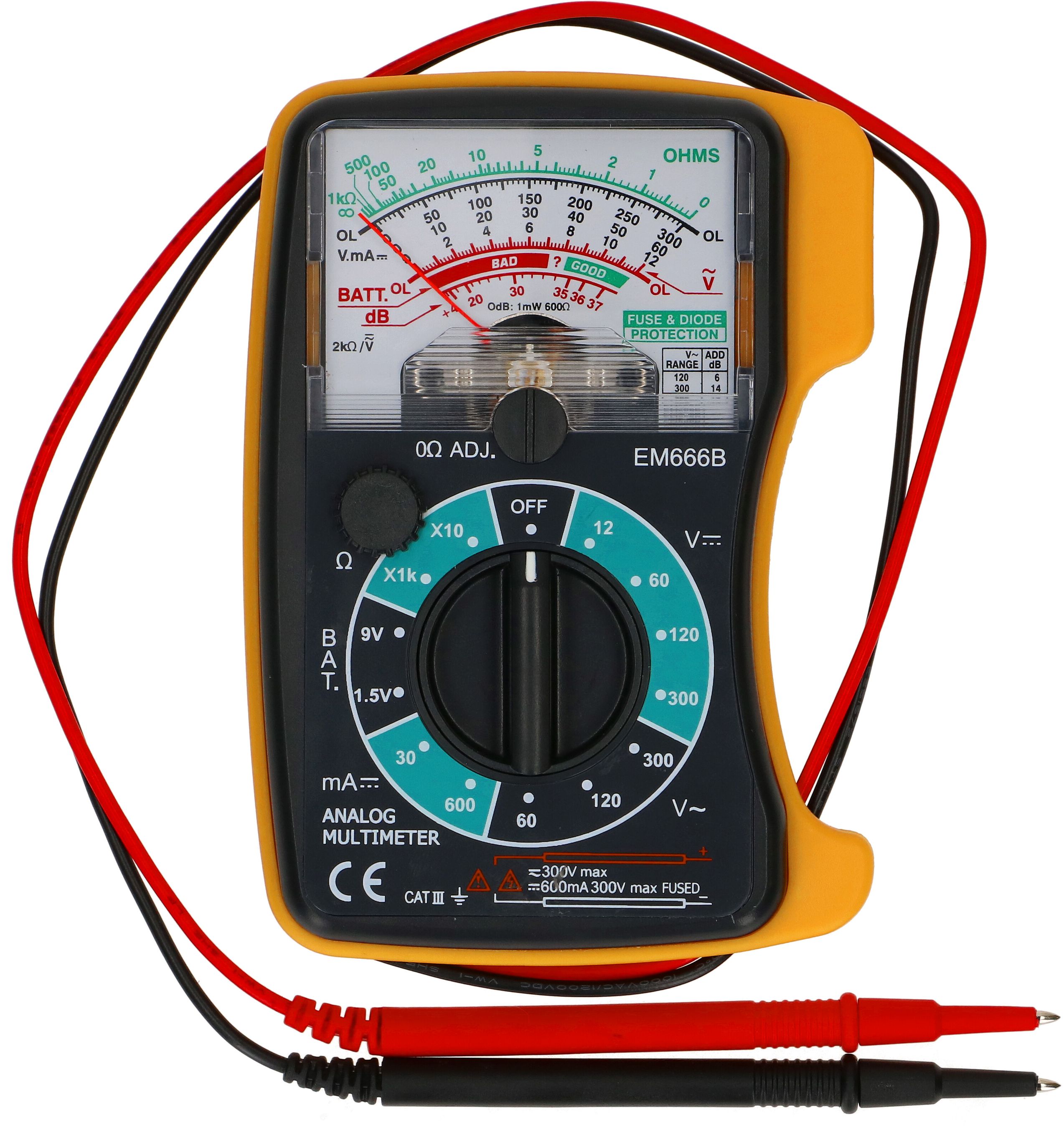 Analoges Multimeter Basis EM666B
