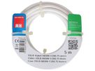 câble TDLR H03VV-F2X0.75 5m blanc