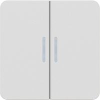 interrupteur à poussoir double s3+3 illu. ins.+pl.fr. priamos bc