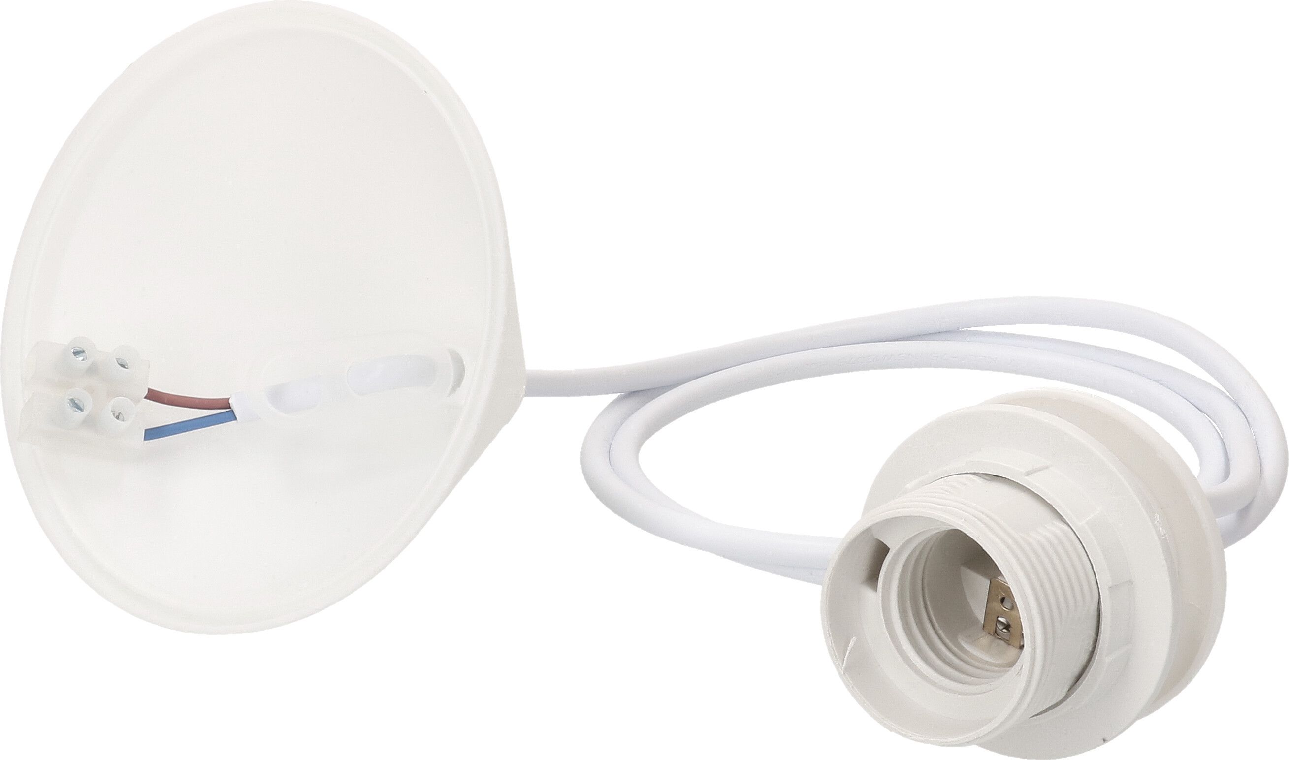 suspension de lampe E27 blanc L=1.0m