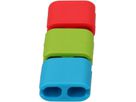 Cable Clips Set 2x vert 2x rouge 2x bleu