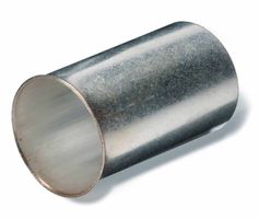 Cosses tubulaires à sertir non iso. étamées galvani. 1mm²x8mm