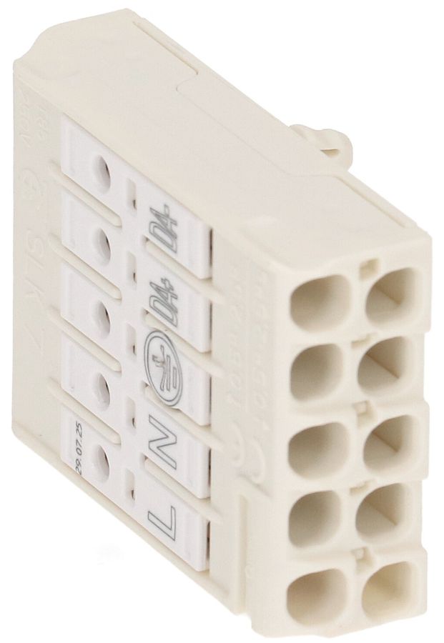 SLK7 borne de connexion 5 pôles 0.5-2.5mm2 super plat blanc