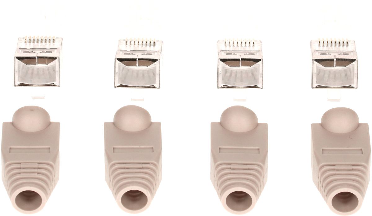 Fiche réseau Cat. 6 RJ45 4 pcs.