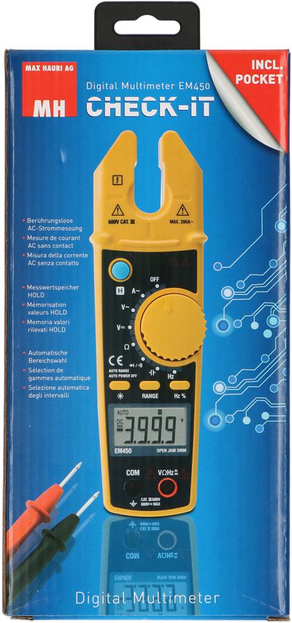 Digitales Multimeter Stromzange EM450