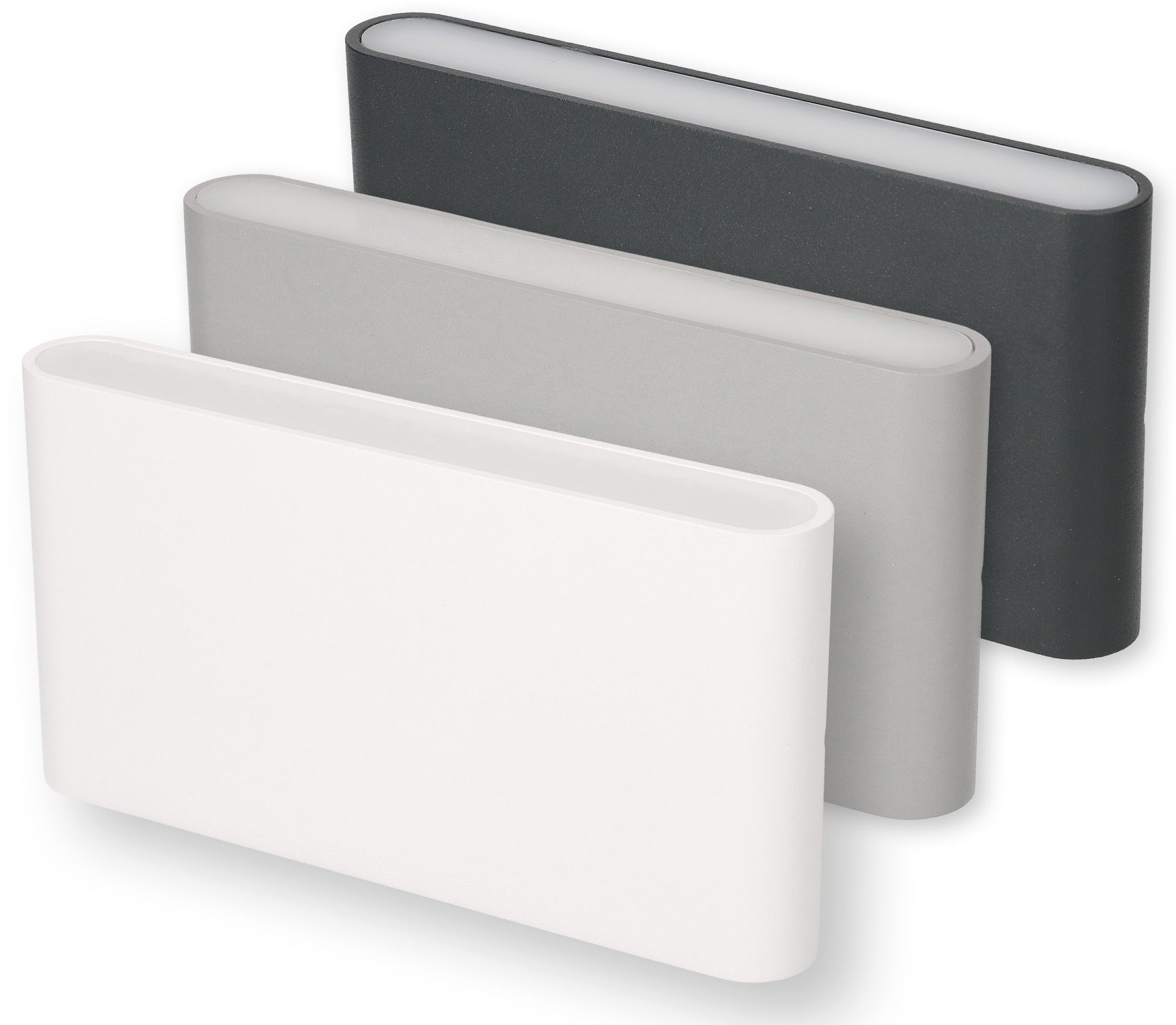 applique murale à LED WALL-FLAT blanche RAL9003