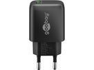 adaptateur de charge rapide USB 1x USB-A QC 18W noir
